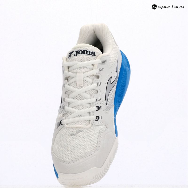 Încălțăminte de tenis pentru bărbați Joma Master 1000 C white/ royal blue 10