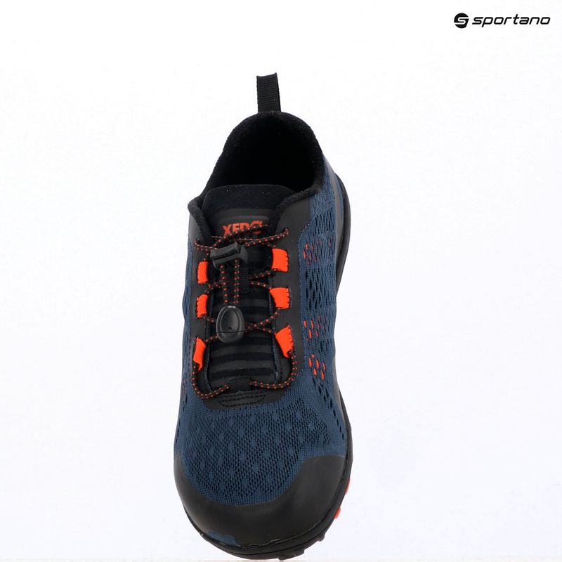 Pantofi barefoot bărbați Xero Shoes Aqua X Sport moonlit/albastru/oranj 9