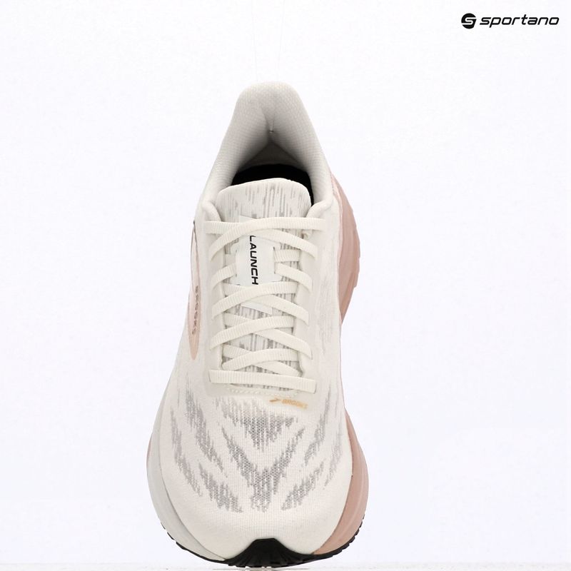 Încălțăminte  de alergare pentru femei Brooks Launch 11 white/gold/pink 9