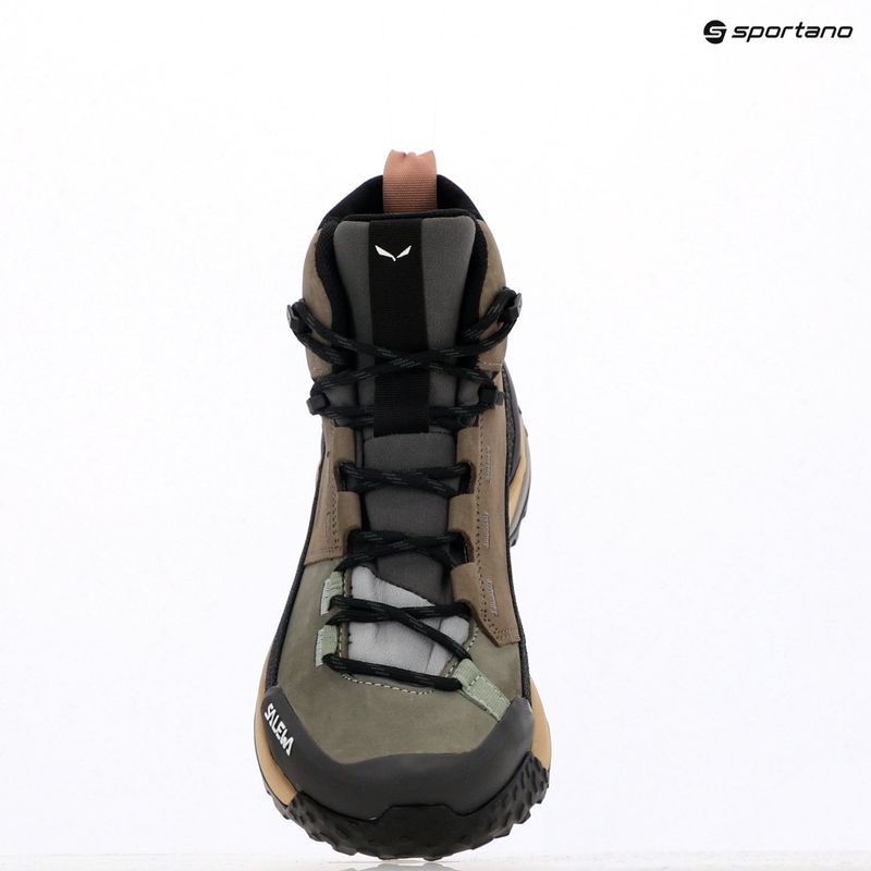 Salewa cizme de trekking pentru femei Puez Leather Mid Ptx bungee cord / onyx 20