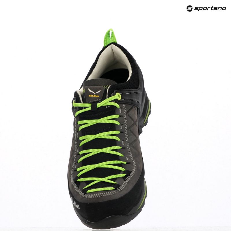 Pantofi de trekking pentru bărbați Salewa MS MTN Trainer 2L smoked / fluo green 9