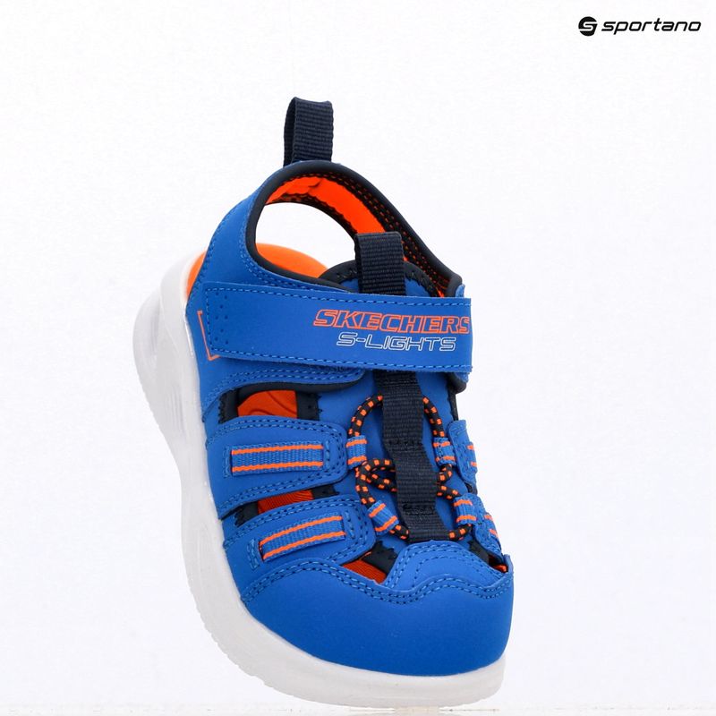 Sandale pentru copii  SKECHERS S-Lights Sola Glow blue/lime 4