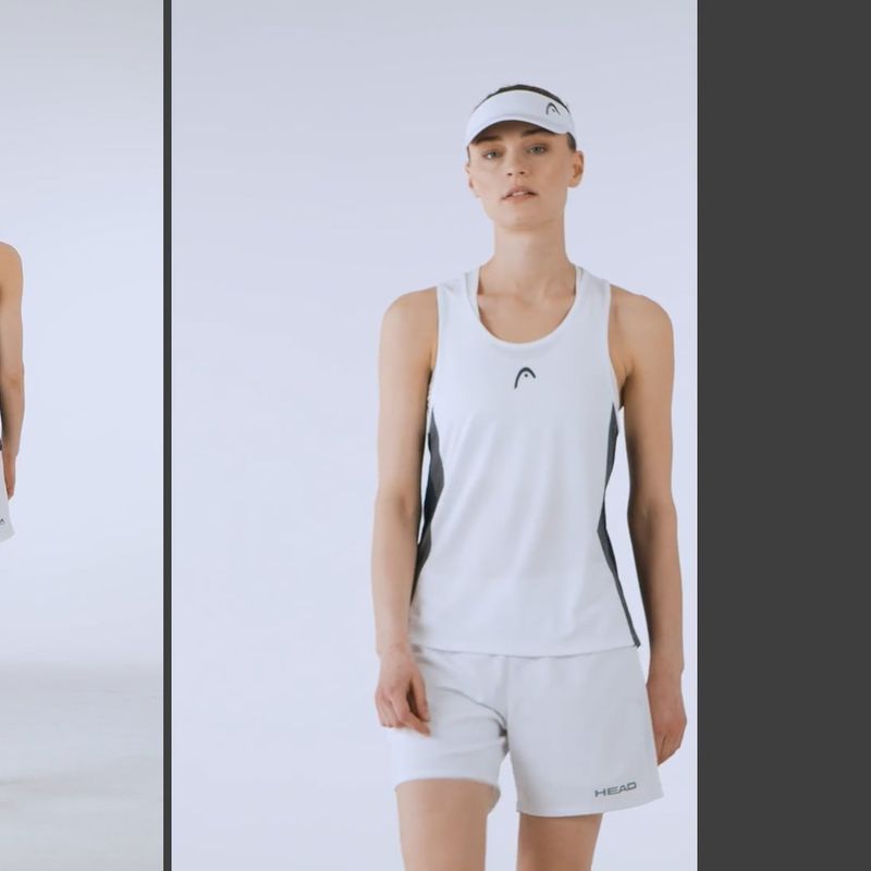 Tank top de tenis pentru femei HEAD Club 25 Tech Tank Top W white 5