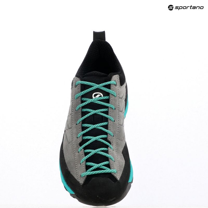 Încălțăminte de abordare pentru femei SCARPA Mescalito smoke/tropical green 12
