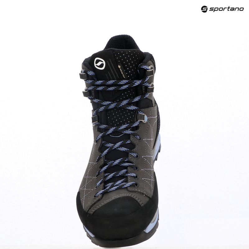 Încălțăminte de trekking pentru femei SCARPA Zodiac TRK GTX anthracite/lavender 9