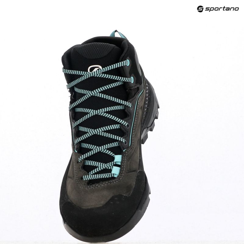 Încălțăminte de abordare pentru femei SCARPA Rapid XT Mid GTX shark/aqua 13