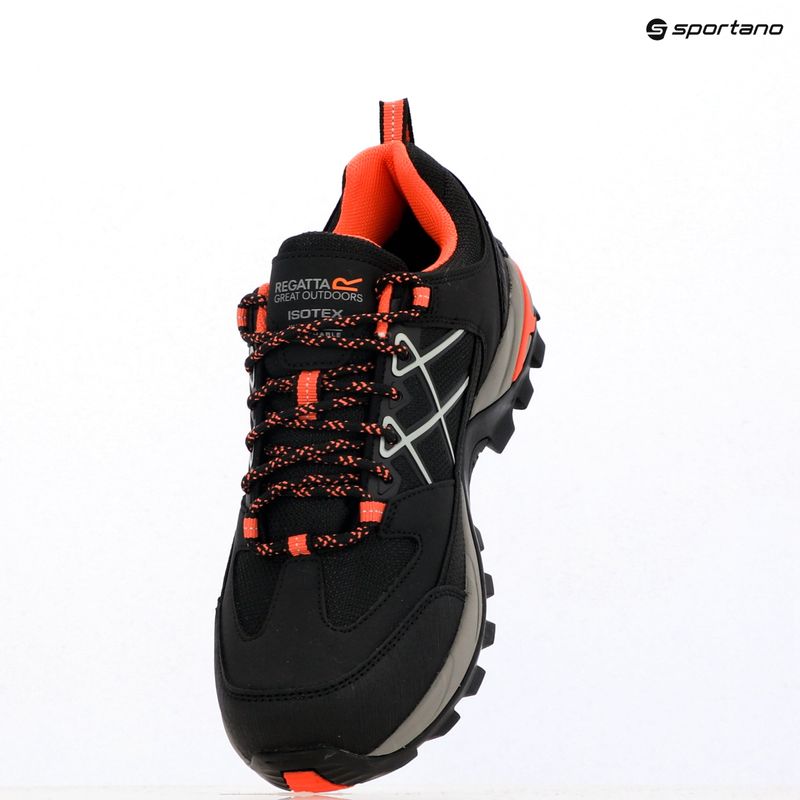 Încălțăminte de trekking pentru femei REGATTA Samaris III Low black/satsuma 18