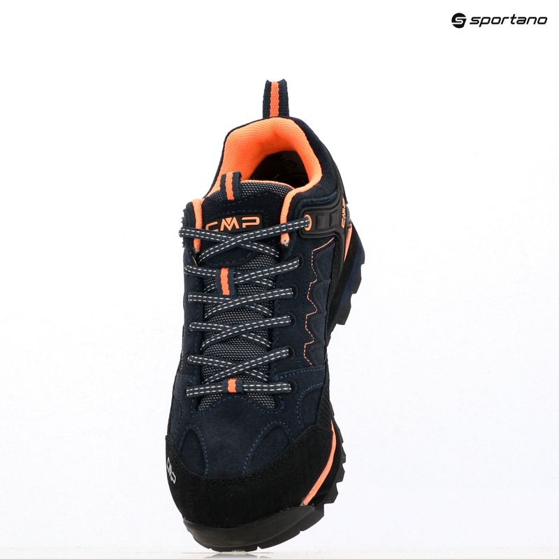 Încălțăminte de trekking pentru femei CMP Moon Low Wp blue ink/sunrise 6