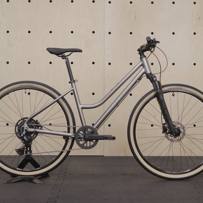 Bicicletă cross pentru femei ATTABO SANO 4.0 28" gri 16
