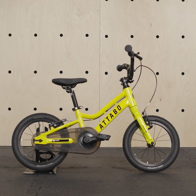 Bicicletă pentru copii  ATTABO EASE 16" 7,3 kg galben 9