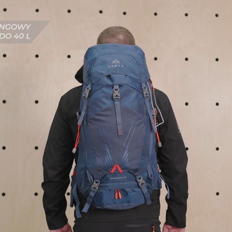 Rucsac de drumeție KADVA Vagabundo 40 l negru 33