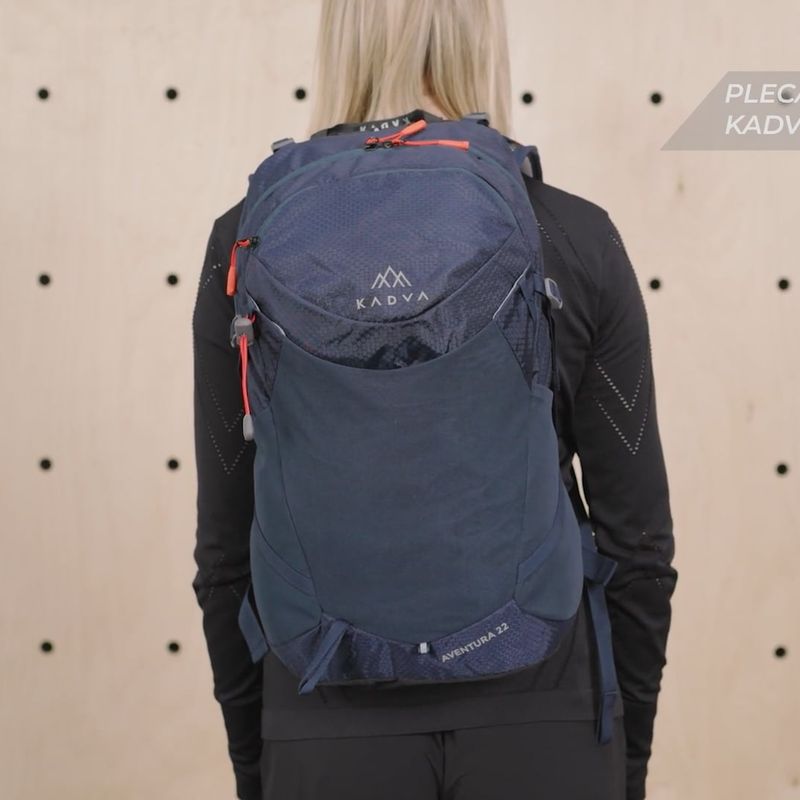 Rucsac turistic KADVA Aventura 22 l albastru oțel 34