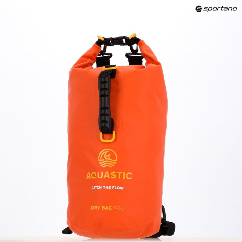Sac impermeabil AQUASTIC Dry Bag 20 l portocaliu 11