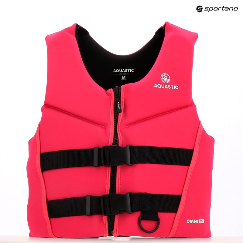 Vestă de siguranță AQUASTIC Omni 50N roz 13