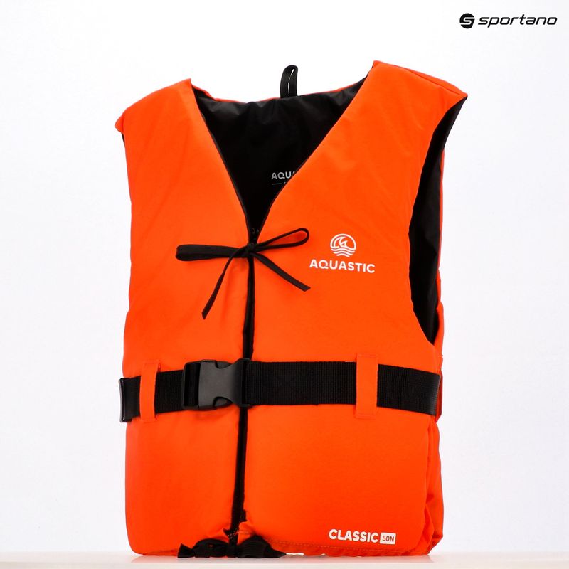 Vestă de siguranță AQUASTIC Classic 50N portocaliu 15