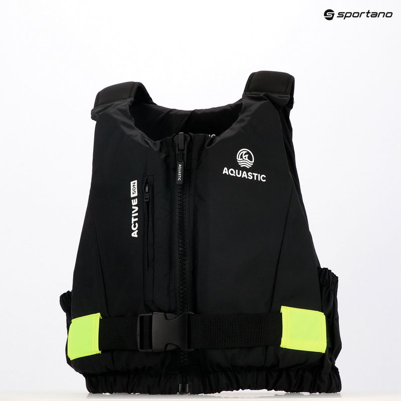 Vestă de siguranță  AQUASTIC Active 50N negru 12