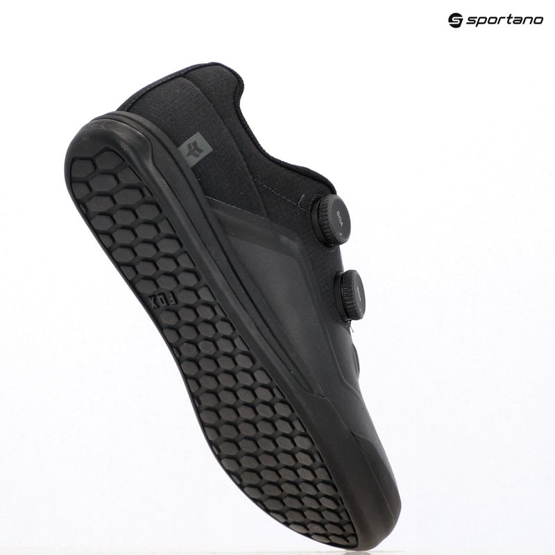 Încălțăminte de ciclism de platformă pentru bărbați Fox Racing Union BOA Flat black 9
