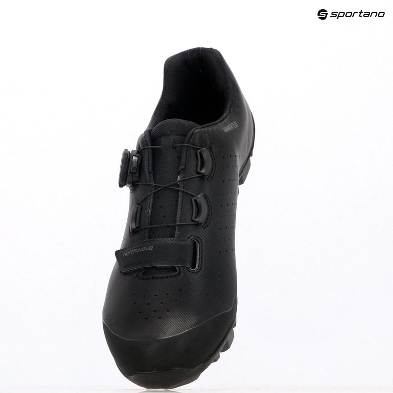 Încălțăminte de ciclism MTB pentru bărbați Northwave Hammer Plus Wide black/dark grey 9