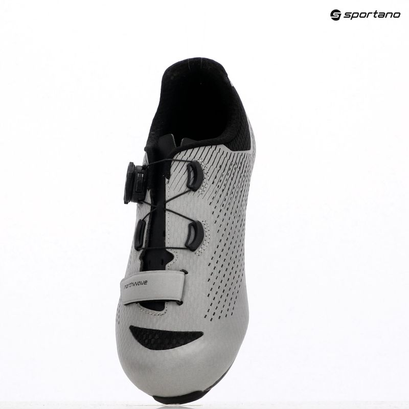 Încălțăminte de șosea pentru bărbați Northwave Storm Carbon 2 silver/reflective 9