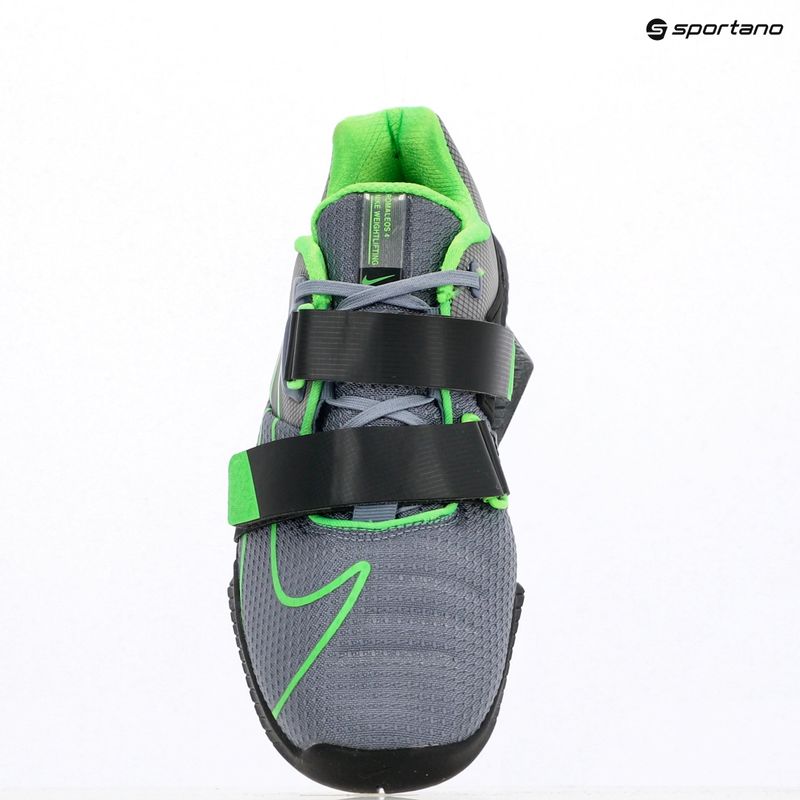 Încălțăminte pentru ridicarea greutăților Nike Romaleos 4 ashen slate/green strike/anthracite 9