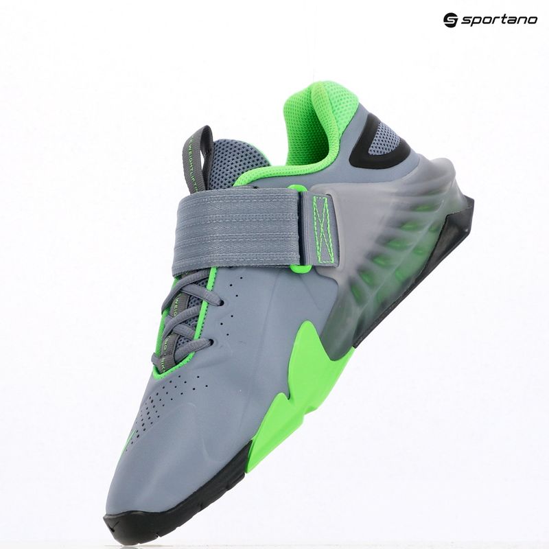 Încălțăminte pentru ridicarea greutăților Nike Savaleos ashen slate/green strike/anthracite 9