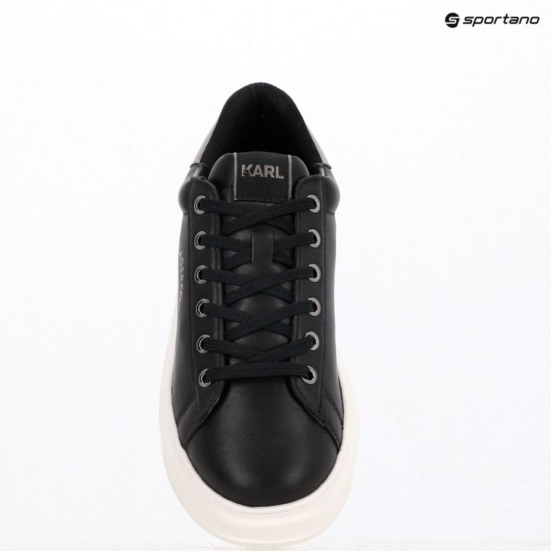 Încălțăminte pentru femei KARL LAGERFELD Kapri Maison black leather w/silver 13