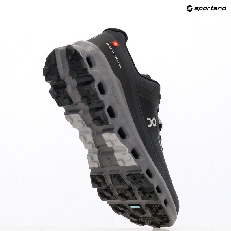 Încălțăminte de alergare pentru femei  On Cloudvista 2 Waterproof black/eclipse 9
