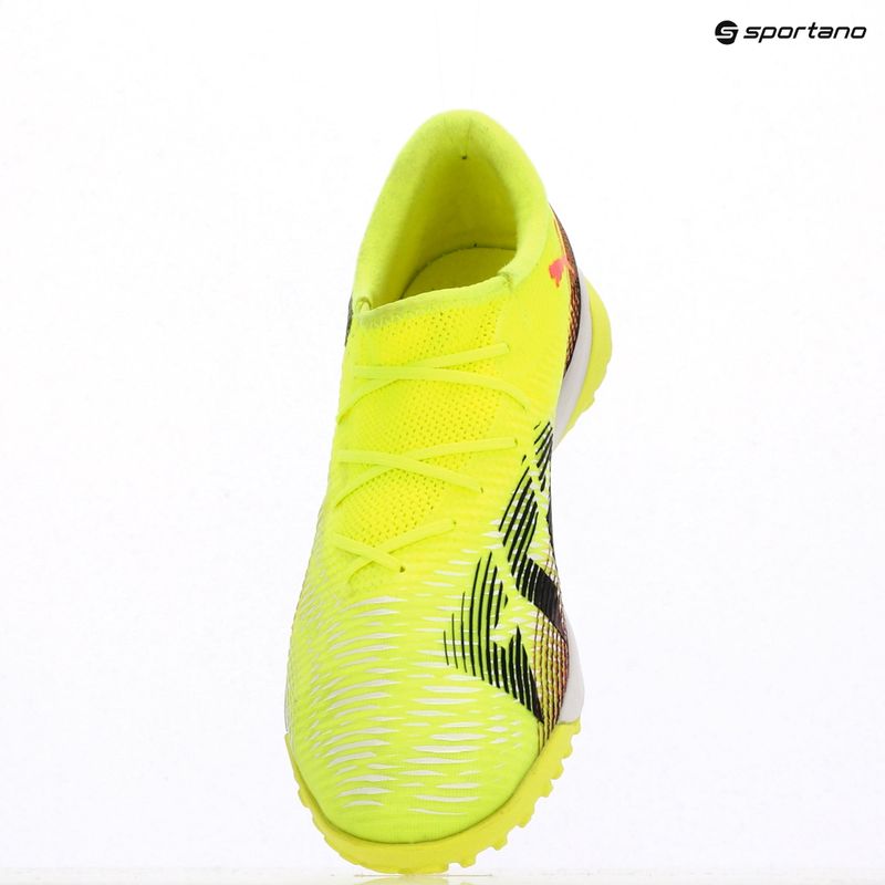 Încălțăminte de fotbal pentru bărbați PUMA Future 8 Match Low TT yellow alert/ puma black/ sun struck 9