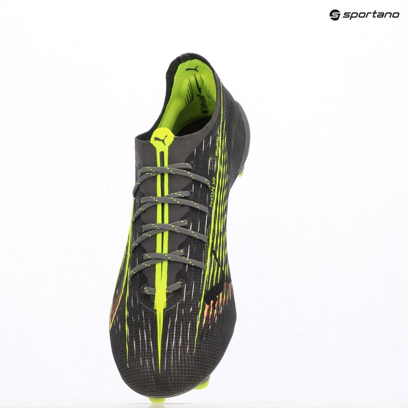 Încălțăminte de fotbal pentru bărbați PUMA Ultra 5 Ultimate FG matte aged silver/yellow alert/sun struck 9
