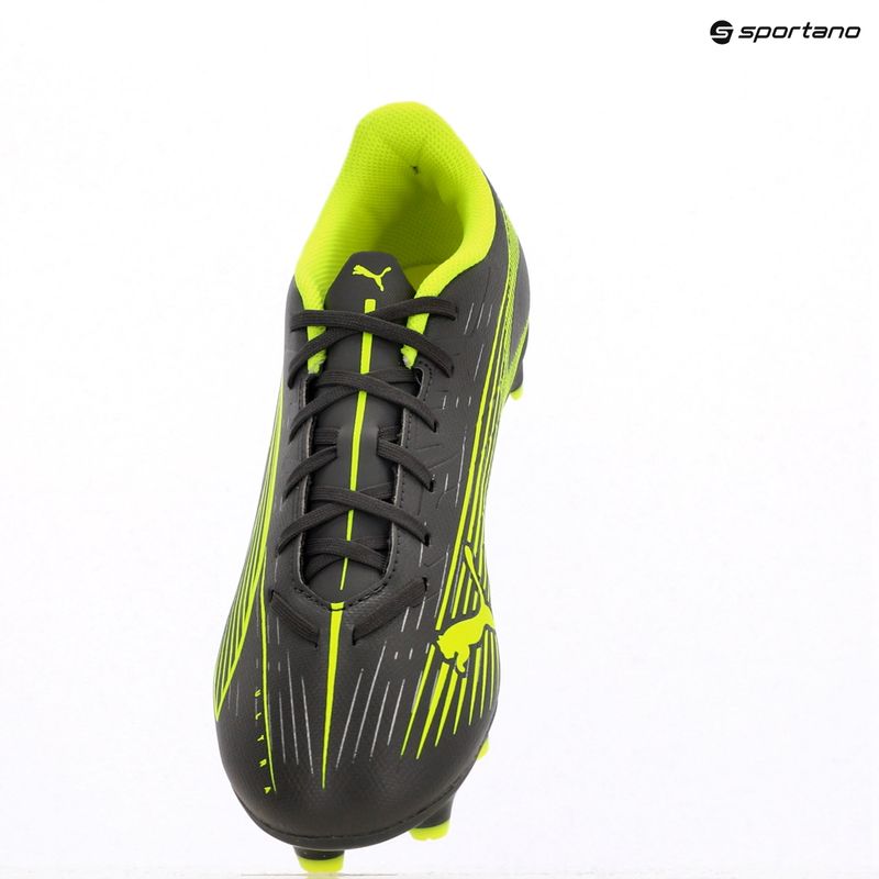 Încălțăminte de fotbal PUMA Ultra 5 Play FG/AG matte aged silver/yellow alert/puma aged silver 9