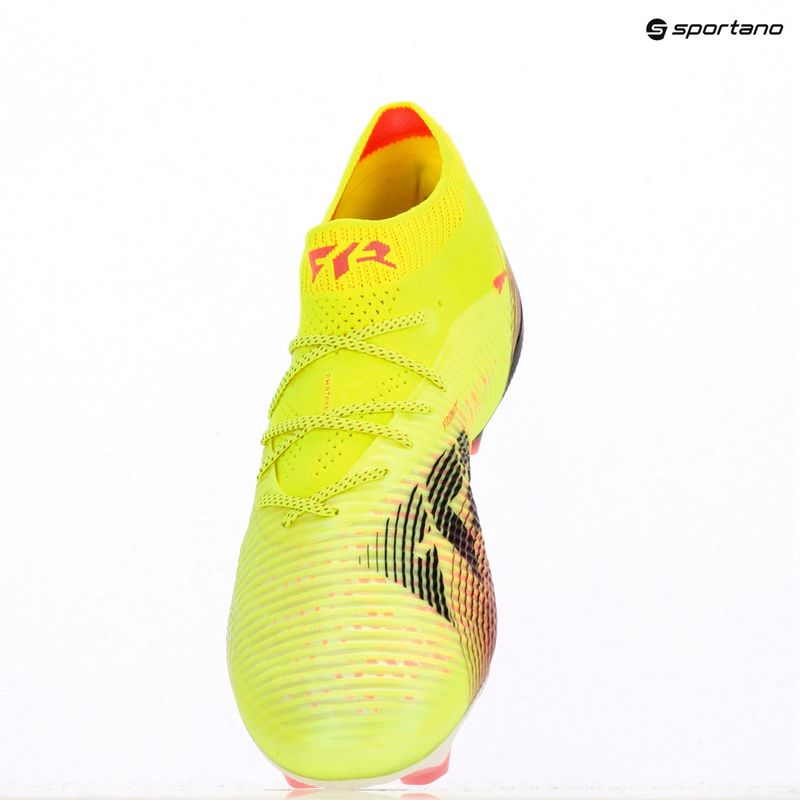 Încălțăminte de fotbal pentru bărbați PUMA Future 8 Ultimate FG yellow alert/puma black/sun struck 9