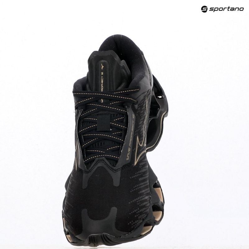 Încălțăminte de alergare pentru femei Mizuno Wave Prophecy 12 black/ge gold 9