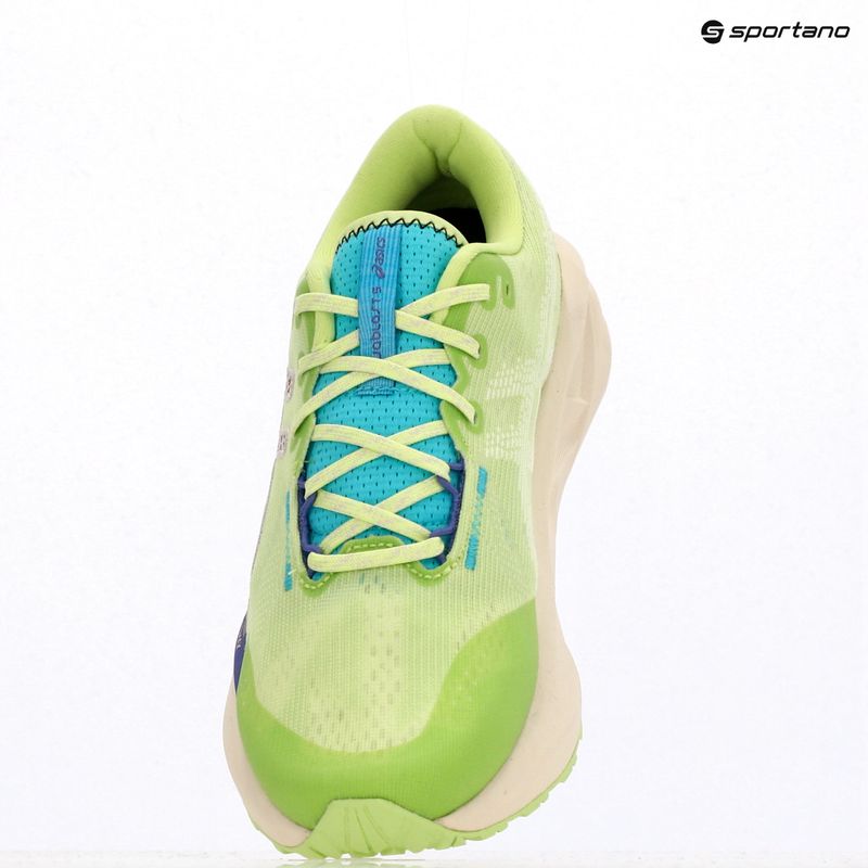 Încălțăminte de alergare pentru bărbați ASICS Novablast 5 TR nature bathing/lime green 9