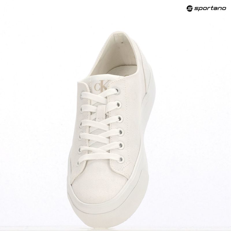Încălțăminte pentru femei Calvin Klein YW0YW01763 Vulc Flatform Low Cv MG triple bright white 9