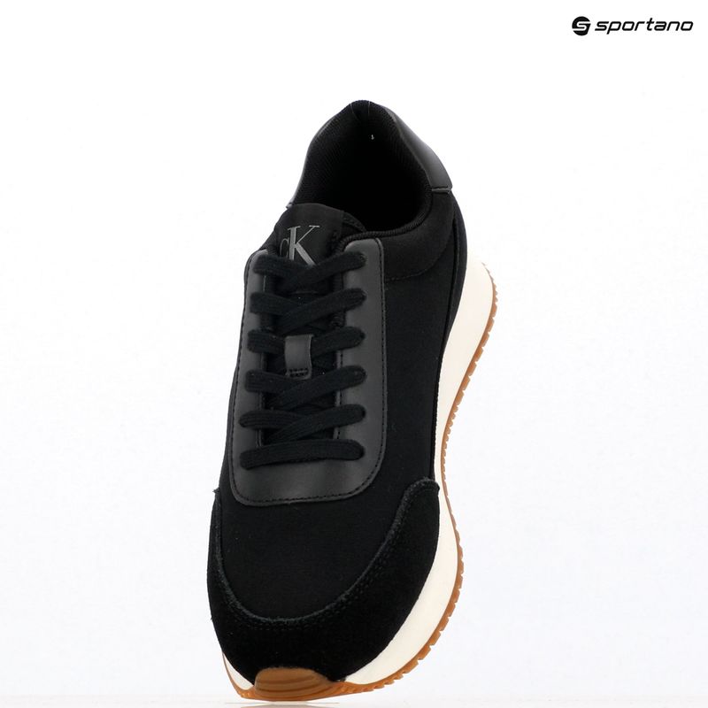 Încălțăminte pentru femei  Calvin Klein YW0YW01888 Retro Runner Low Laceup Canvas black/bright white 9