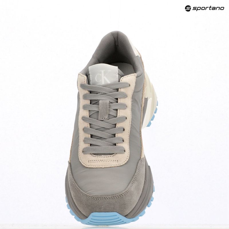 Încălțăminte pentru femei Calvin Klein YW0YW01852 Hike Runner Mg Nylon Mix formal gray/eggsshell creamy/white 9