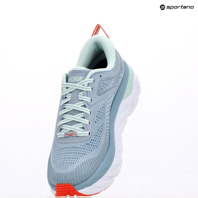 Pantofi de alergare pentru femei HOKA Bondi 7 blue fog/blue glass 9