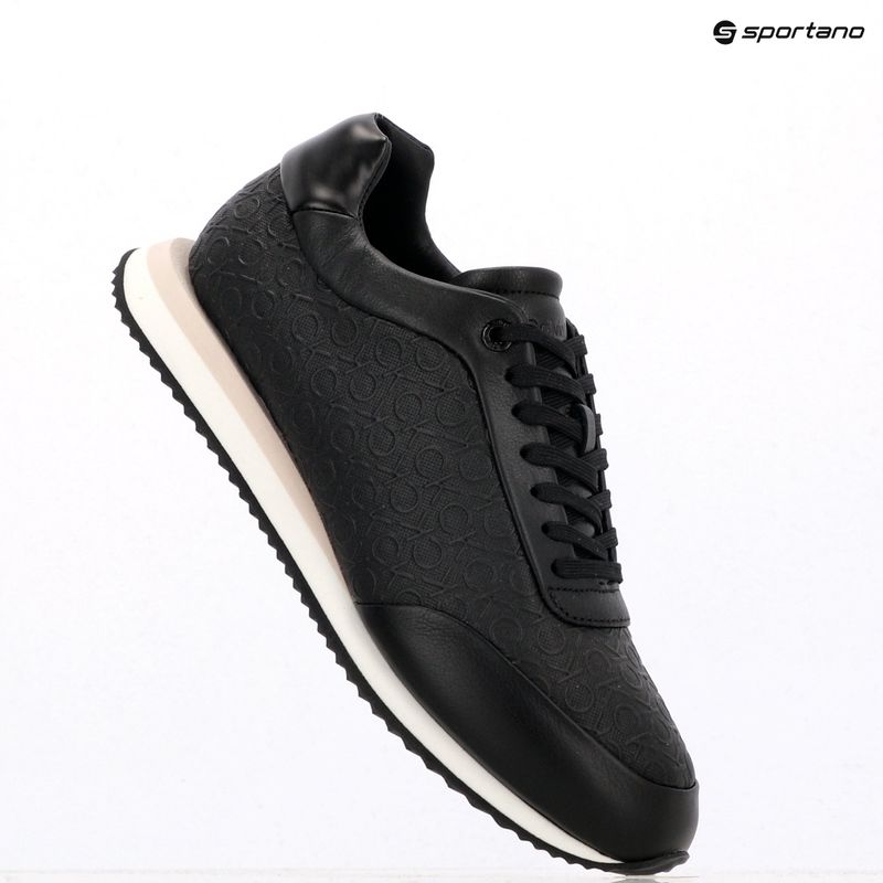 Încălțăminte pentru femei Calvin Klein HW0HW02574 Runner Lace Up Mono Pu Triple Bright White 9