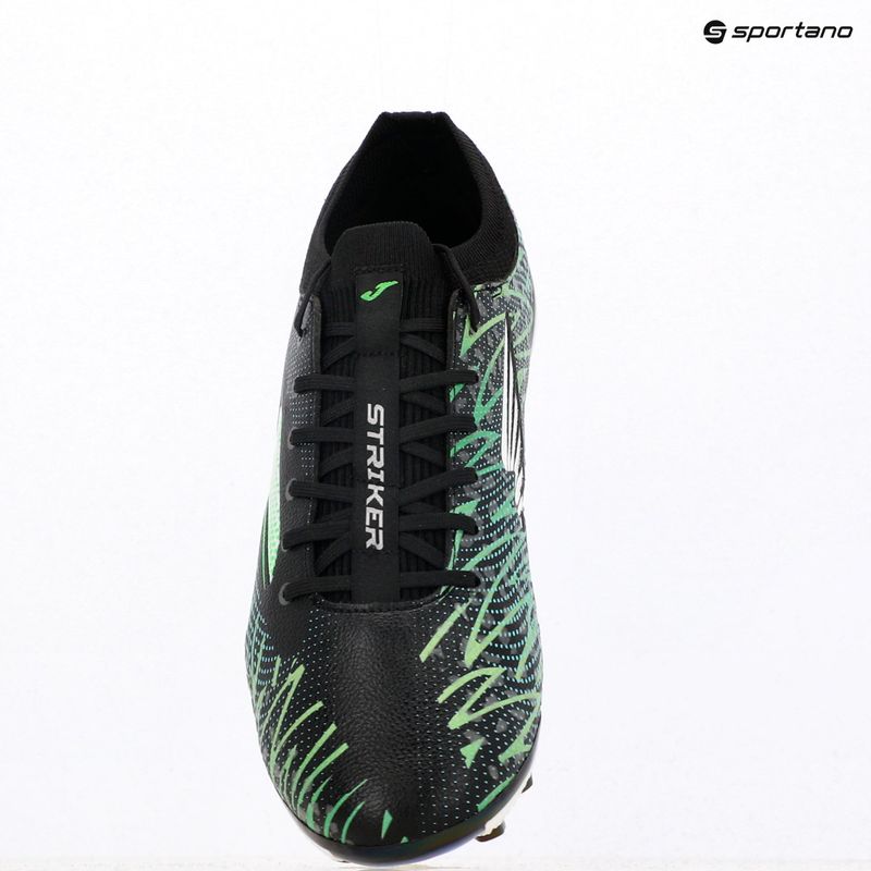 Încălțăminte de fotbal pentru bărbați Joma Striker Top FG black/green 11