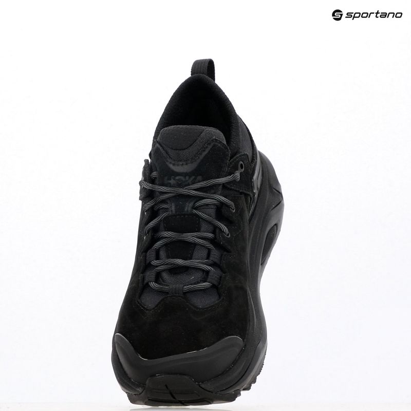 Cizme de drumeție pentru bărbați HOKA Kaha 3 Low GTX negru/negru 18