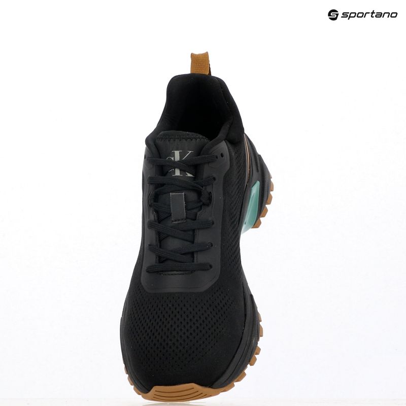 Încălțăminte pentru bărbați Calvin Klein YM0YM01284 Hike Runner Tech Knit Ck Black/Grain Brown/Wild Green 9