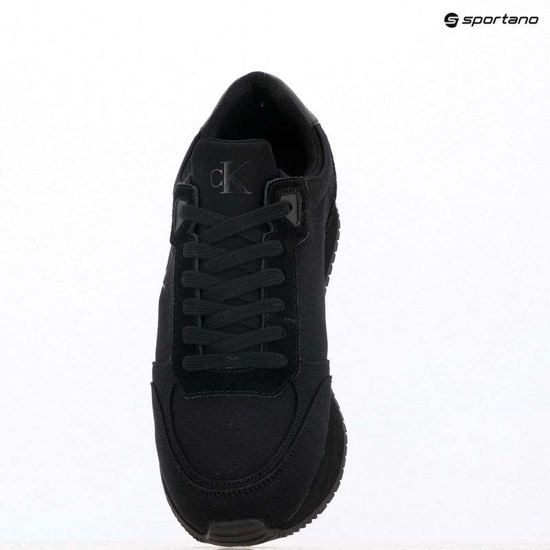 Încălțăminte pentru bărbați Calvin Klein YM0YM01217 Runner Sock Laceup Mg Canvas triple black 9