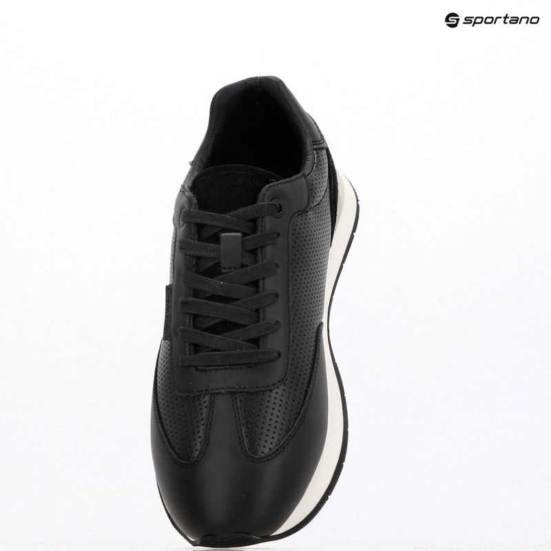 Încălțăminte pentru bărbați Calvin Klein HM0HM01871 Low Prof Runn Laceup Perf Lth Black/Bright White 9