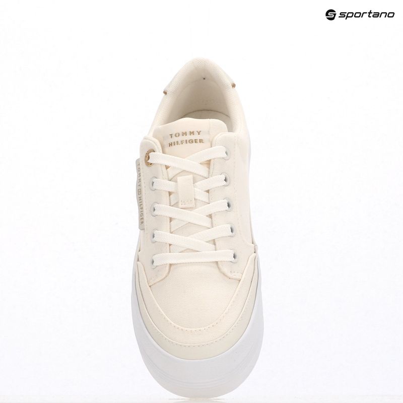 Încălțăminte pentru femei Tommy Hilfiger Essential Vulc Textile YBL ecru 9