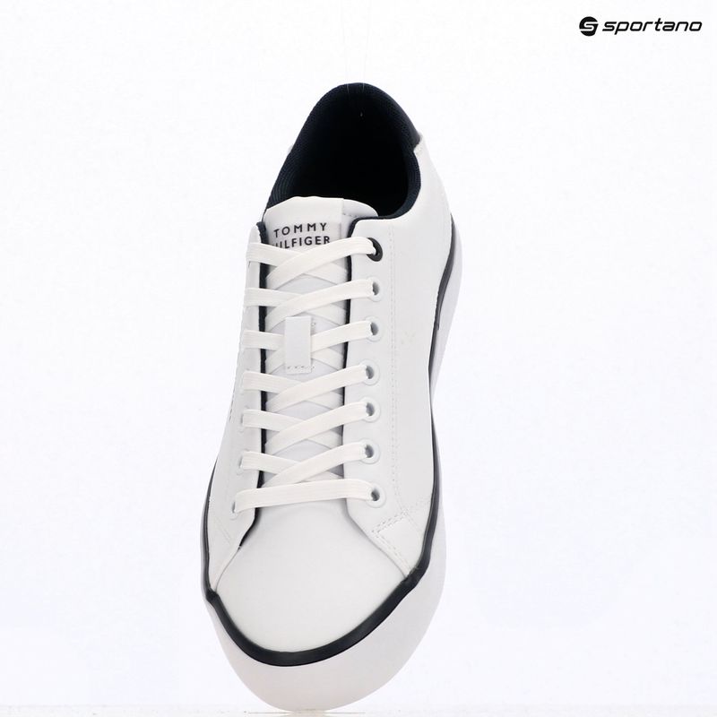 Încălțăminte pentru bărbați Tommy Hilfiger Th Hi Vulc Core Low Leather Ess YBS white 9