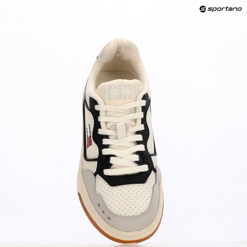 Încălțăminte pentru bărbați Tommy Jeans Cupsole Elevated Leather ivory 9