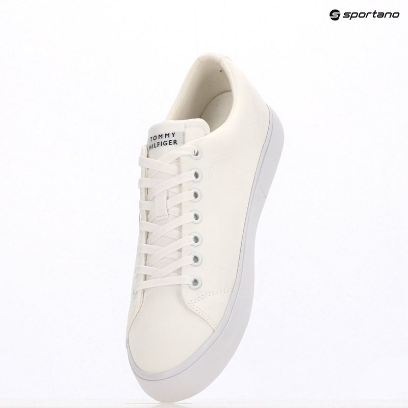 Încălțăminte pentru bărbați Tommy Hilfiger Th Hi Vulc Low Core Stripes Mesh YBS white 9