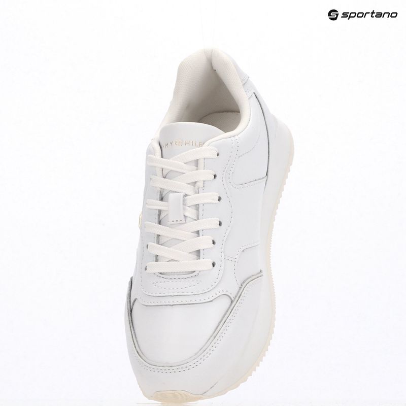 Încălțăminte pentru femei Tommy Hilfiger Leather Runner white 9