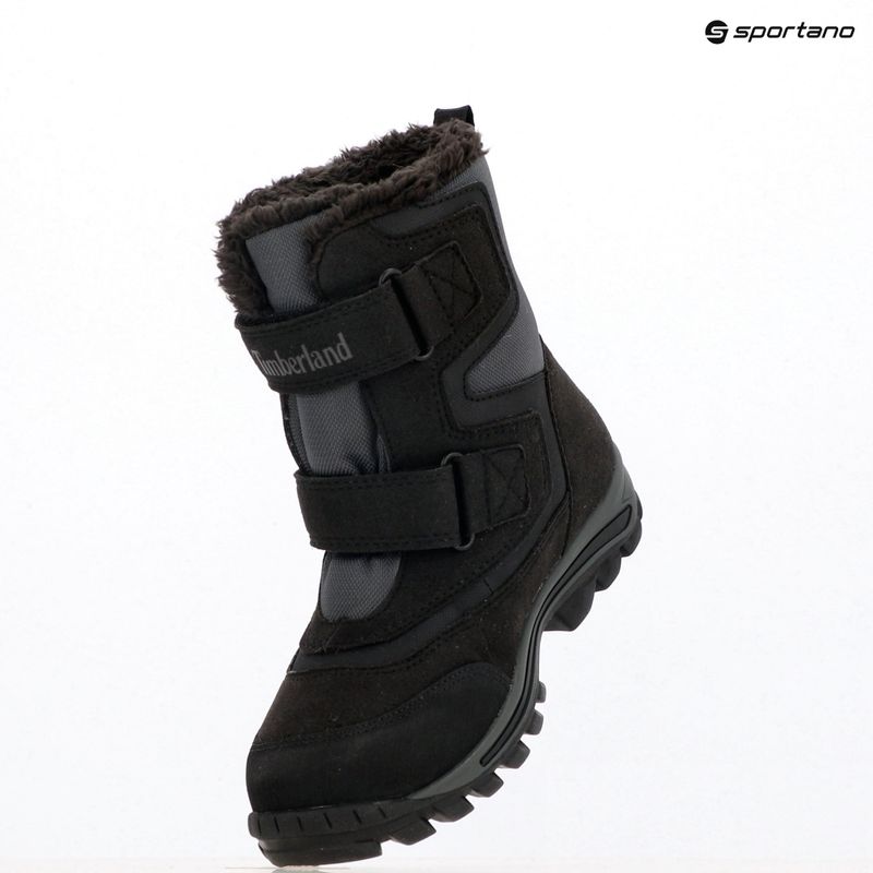 Ghete de zăpadă pentru copii  Timberland Chillberg 2-Strap Gore-Tex jet black 10