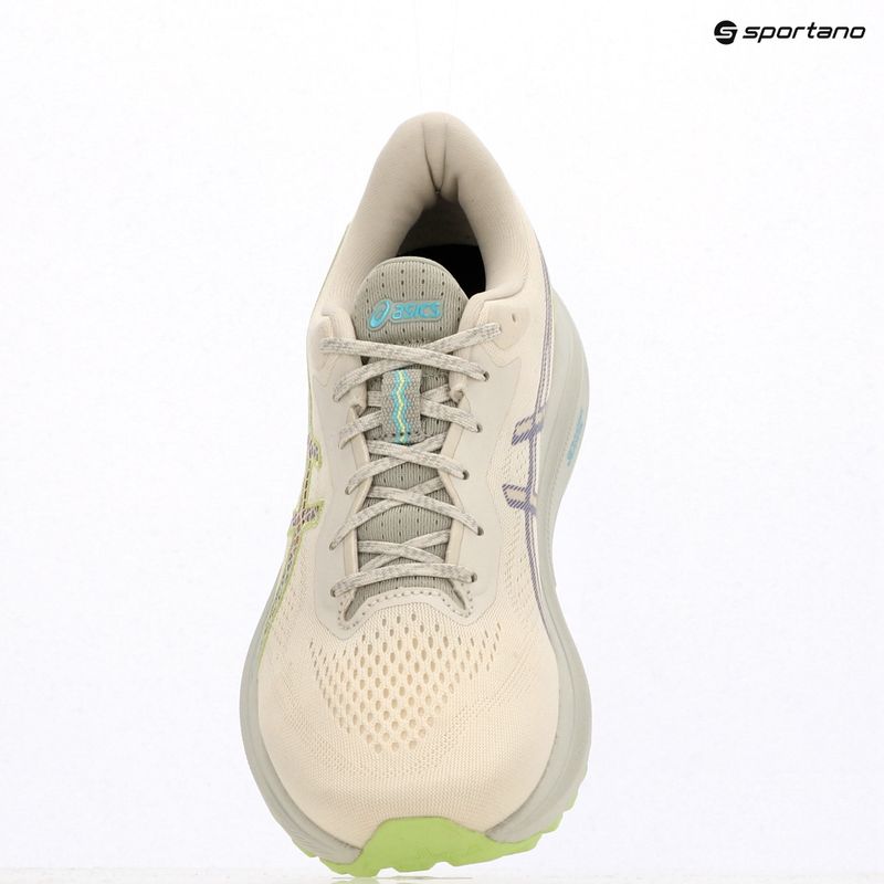 Încălțăminte de alergare pentru bărbați ASICS GT-1000 13 TR nature bathing/lime green 9